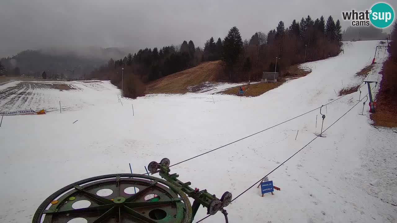 Webcam Smučišče Senožeta – Ski Resort Live View near Bohinj