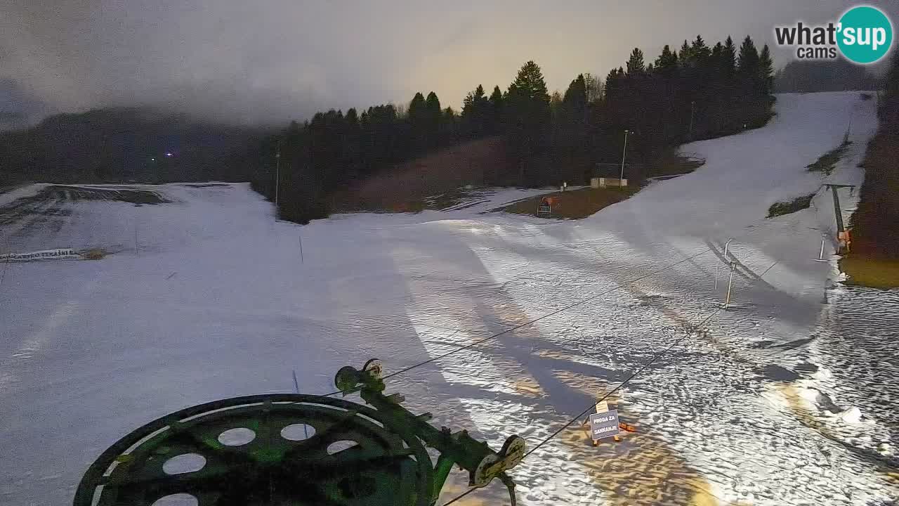 Webcam Smučišče Senožeta – Station de ski à Srednja Vas près de Bohinj