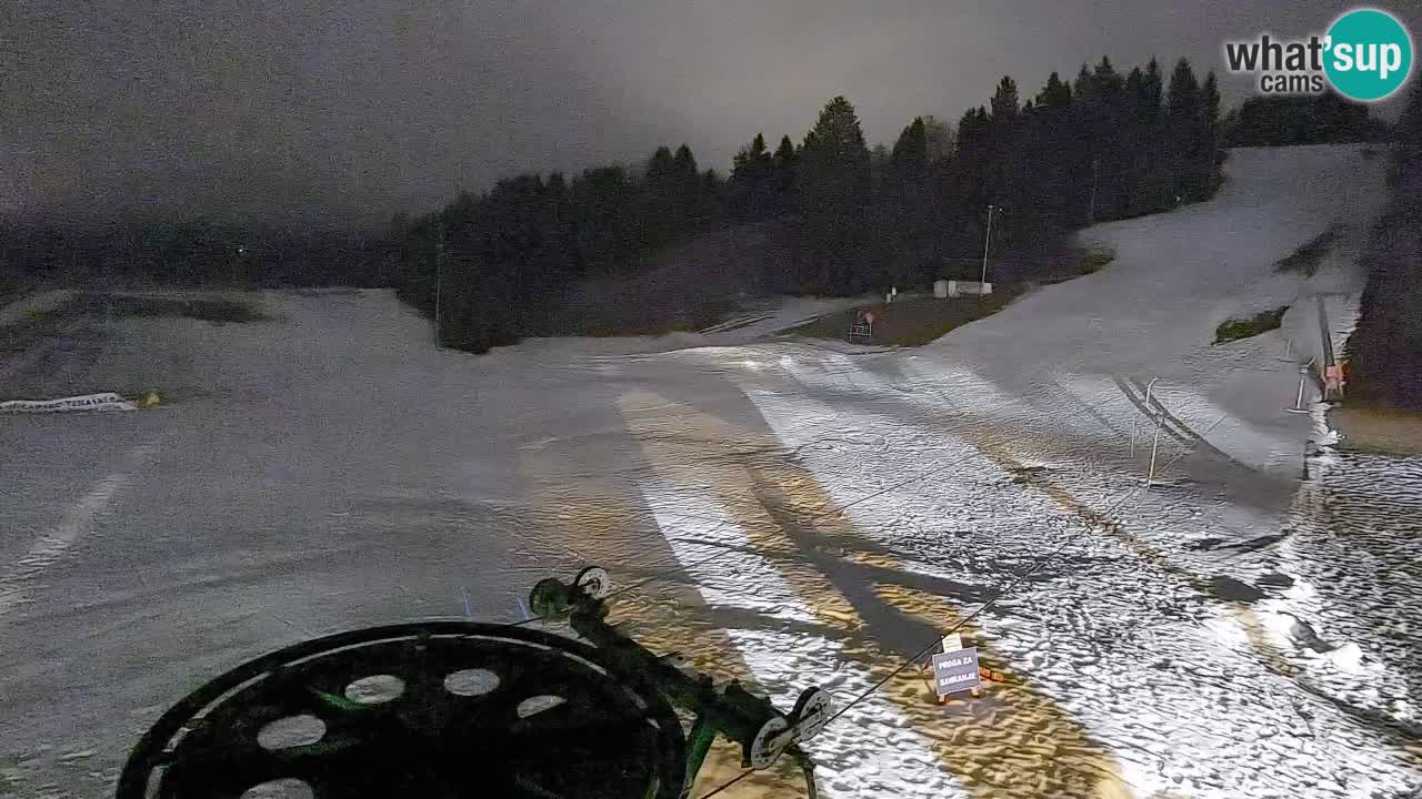 Cámara web Smučišče Senožeta – Estación de esquí en Srednja Vas cerca de Bohinj