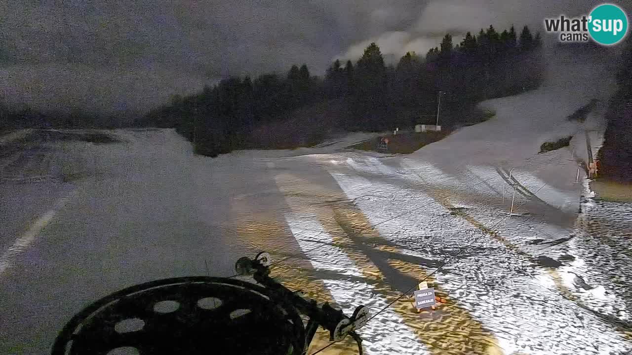 Webcam Smučišče Senožeta – Stazione sciistica a Srednja Vas vicino Bohinj