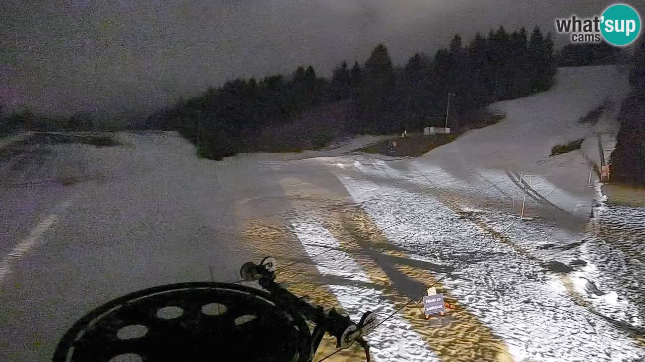 Cámara web Smučišče Senožeta – Estación de esquí en Srednja Vas cerca de Bohinj