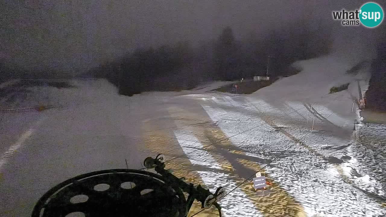 Cámara web Smučišče Senožeta – Estación de esquí en Srednja Vas cerca de Bohinj