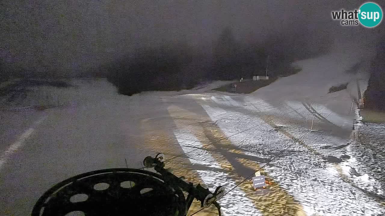 Cámara web Smučišče Senožeta – Estación de esquí en Srednja Vas cerca de Bohinj