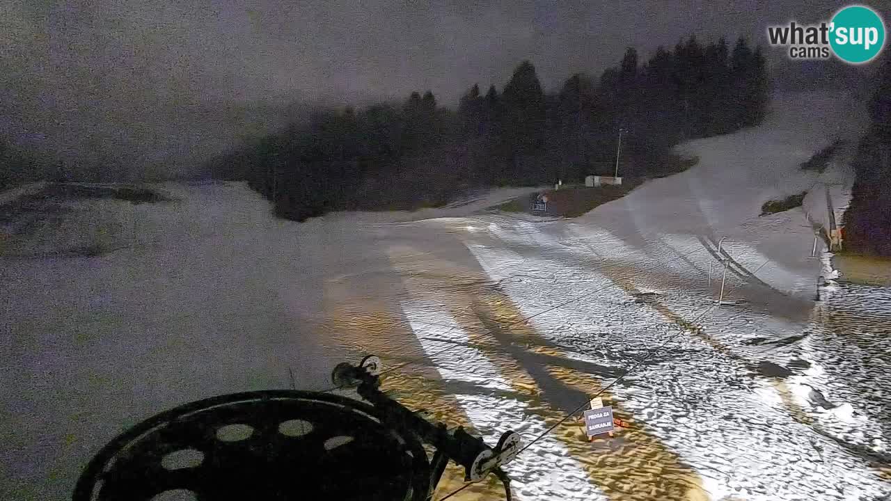Cámara web Smučišče Senožeta – Estación de esquí en Srednja Vas cerca de Bohinj