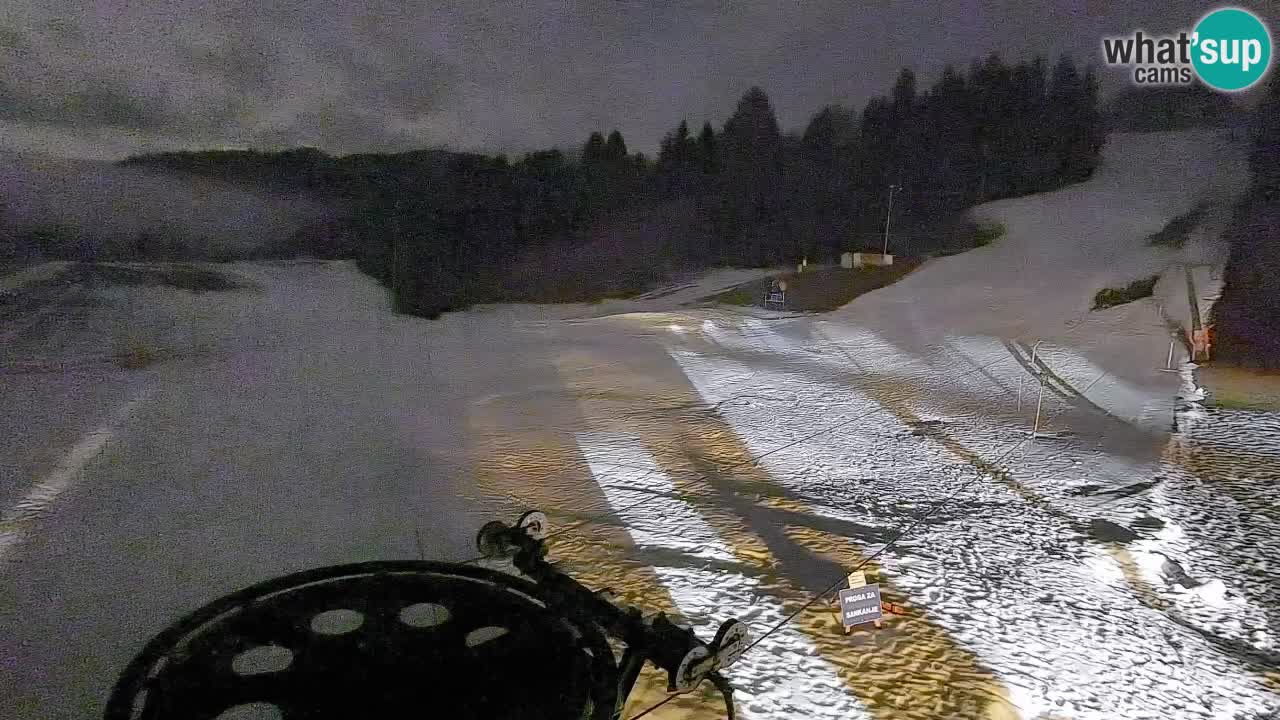 Webcam Smučišče Senožeta – Station de ski à Srednja Vas près de Bohinj