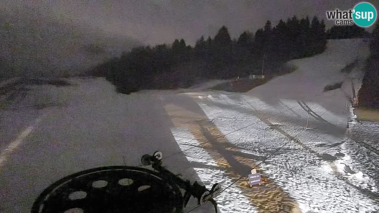 Cámara web Smučišče Senožeta – Estación de esquí en Srednja Vas cerca de Bohinj
