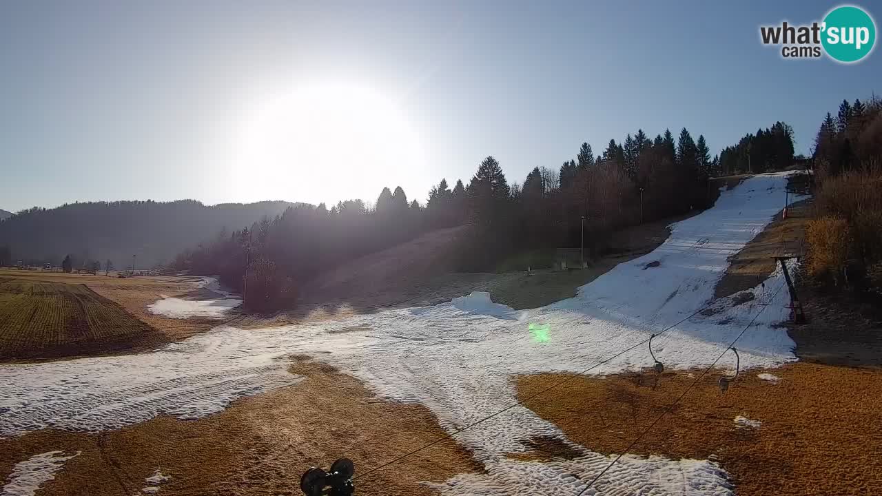Webcam Smučišče Senožeta – Ski Resort Live View near Bohinj