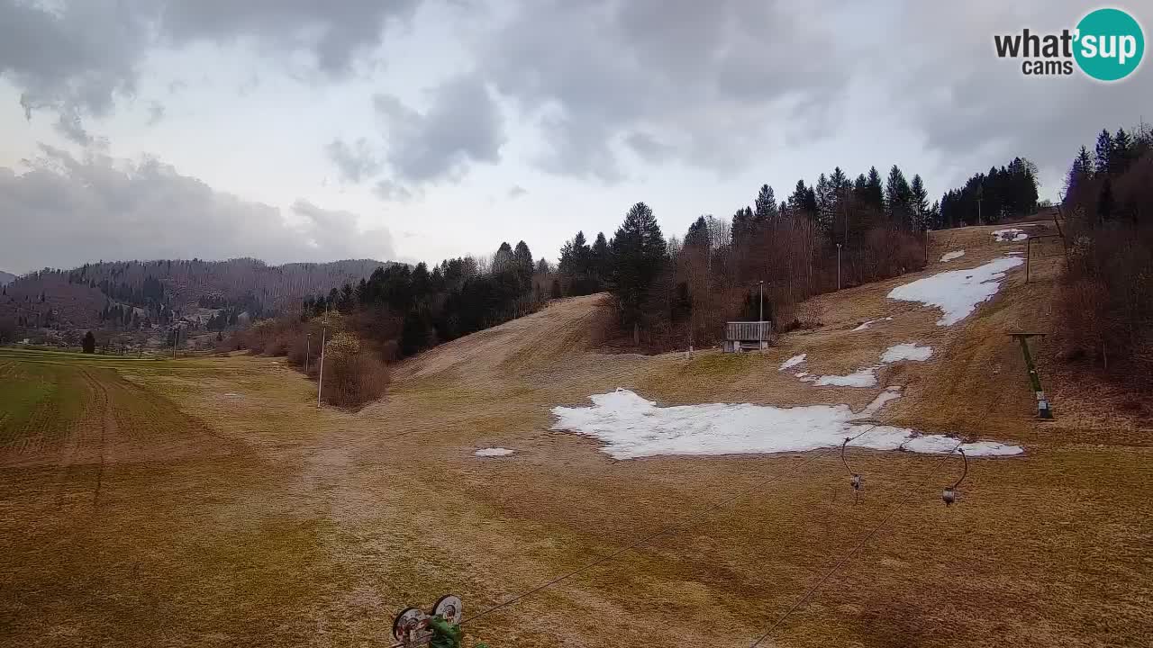 Webcam Smučišče Senožeta – Ski Resort Live View near Bohinj