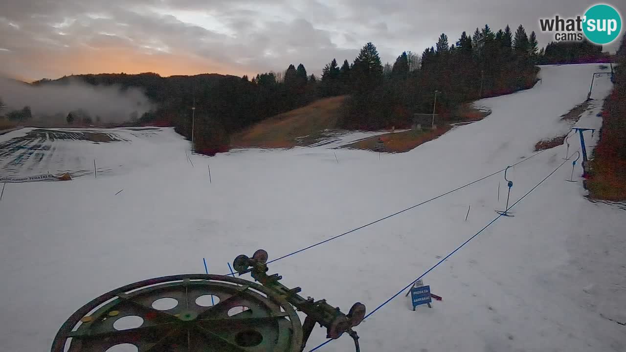 Webcam Smučišče Senožeta – Stazione sciistica a Srednja Vas vicino Bohinj