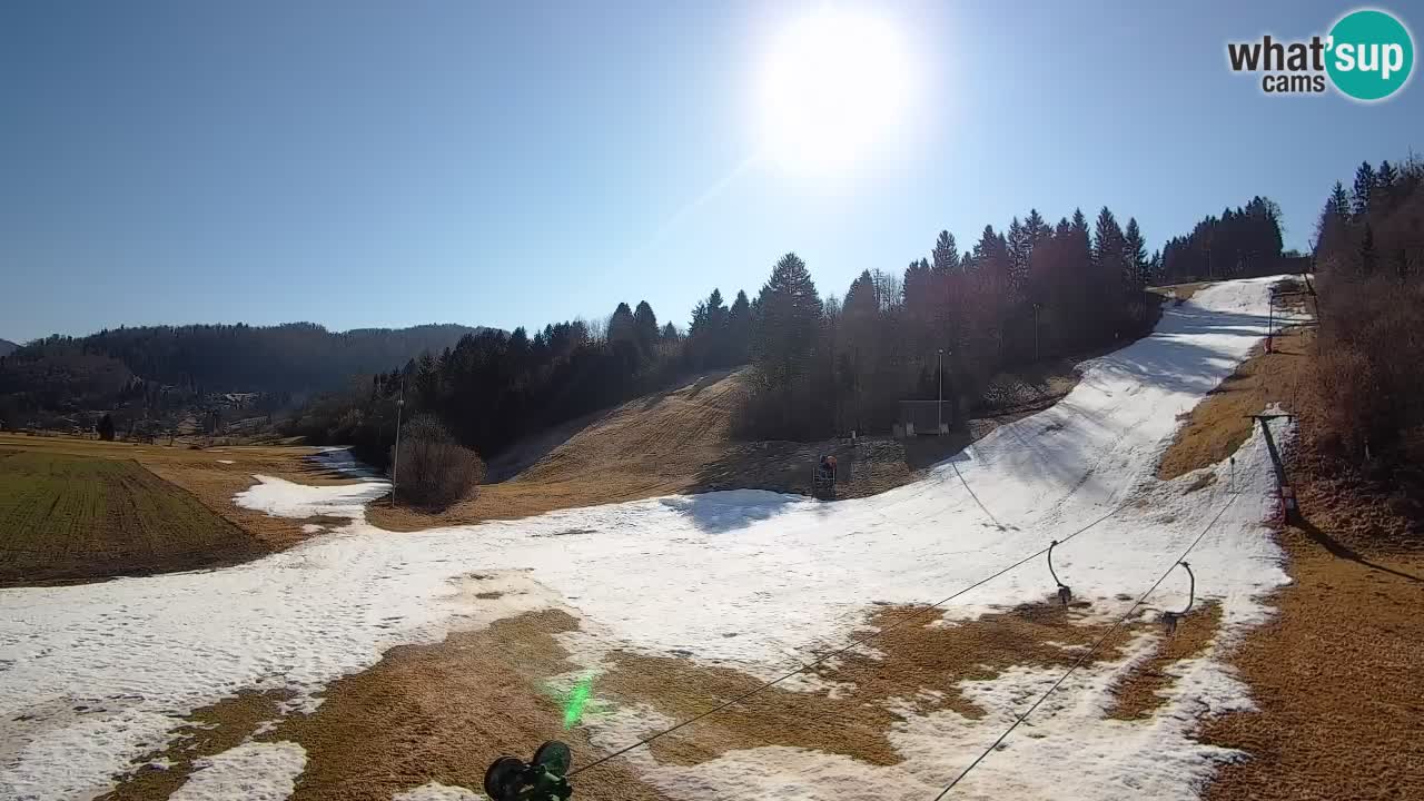 Webcam Smučišče Senožeta – Ski Resort Live View near Bohinj