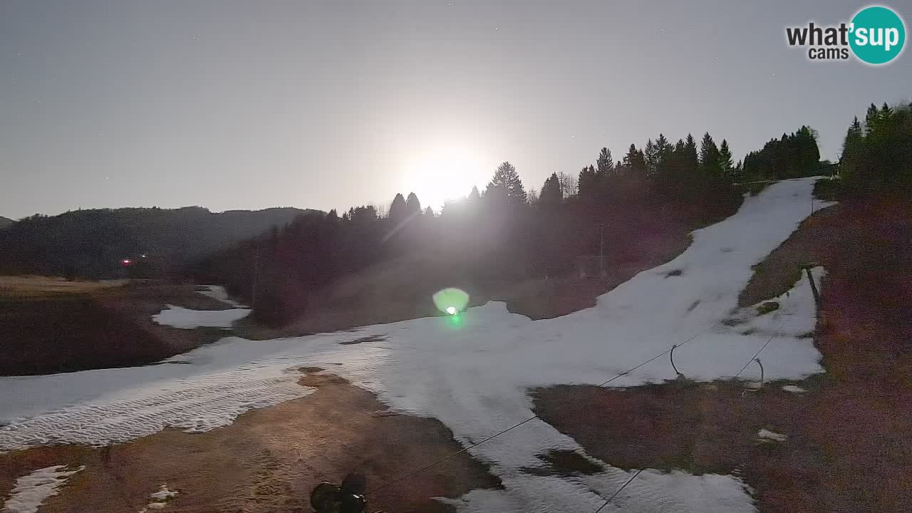 Webcam Smučišče Senožeta – Ski Resort Live View near Bohinj