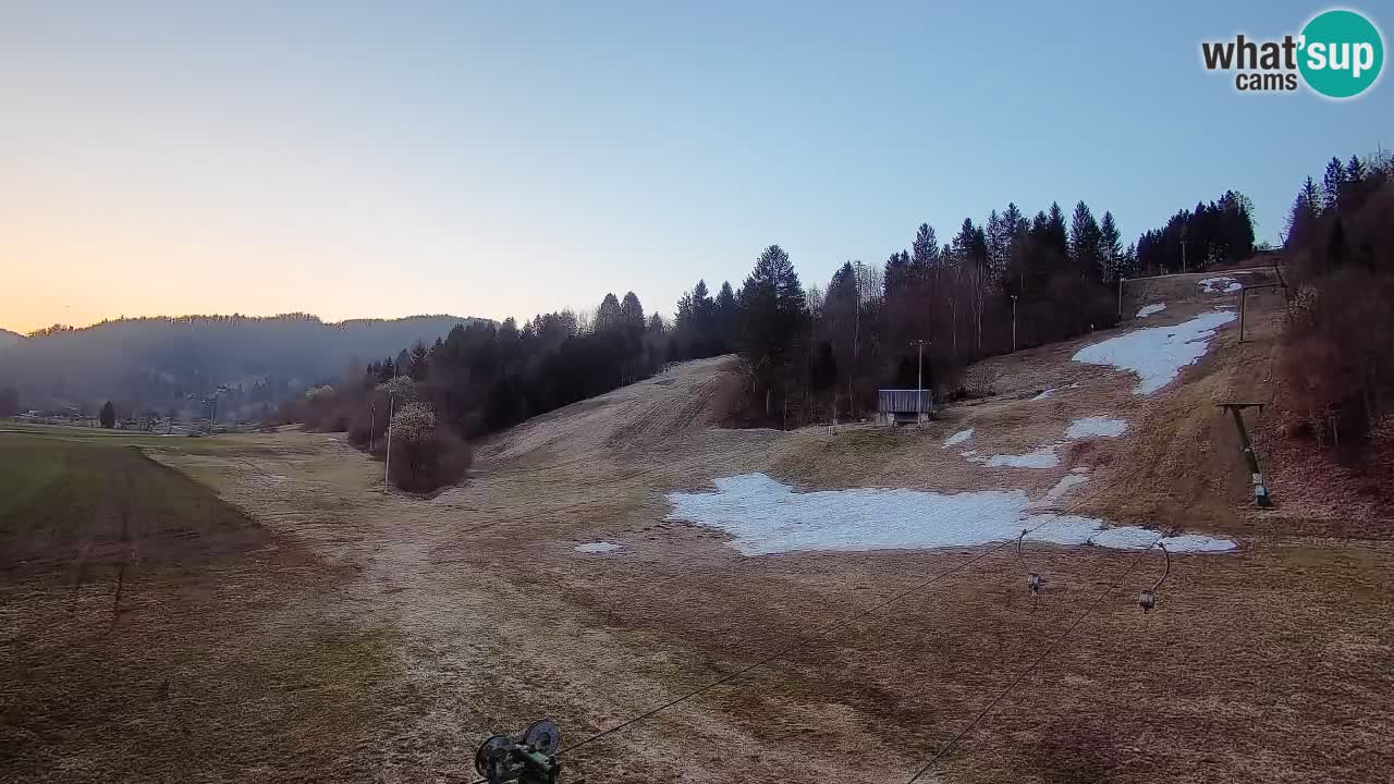 Cámara web Smučišče Senožeta – Estación de esquí en Srednja Vas cerca de Bohinj