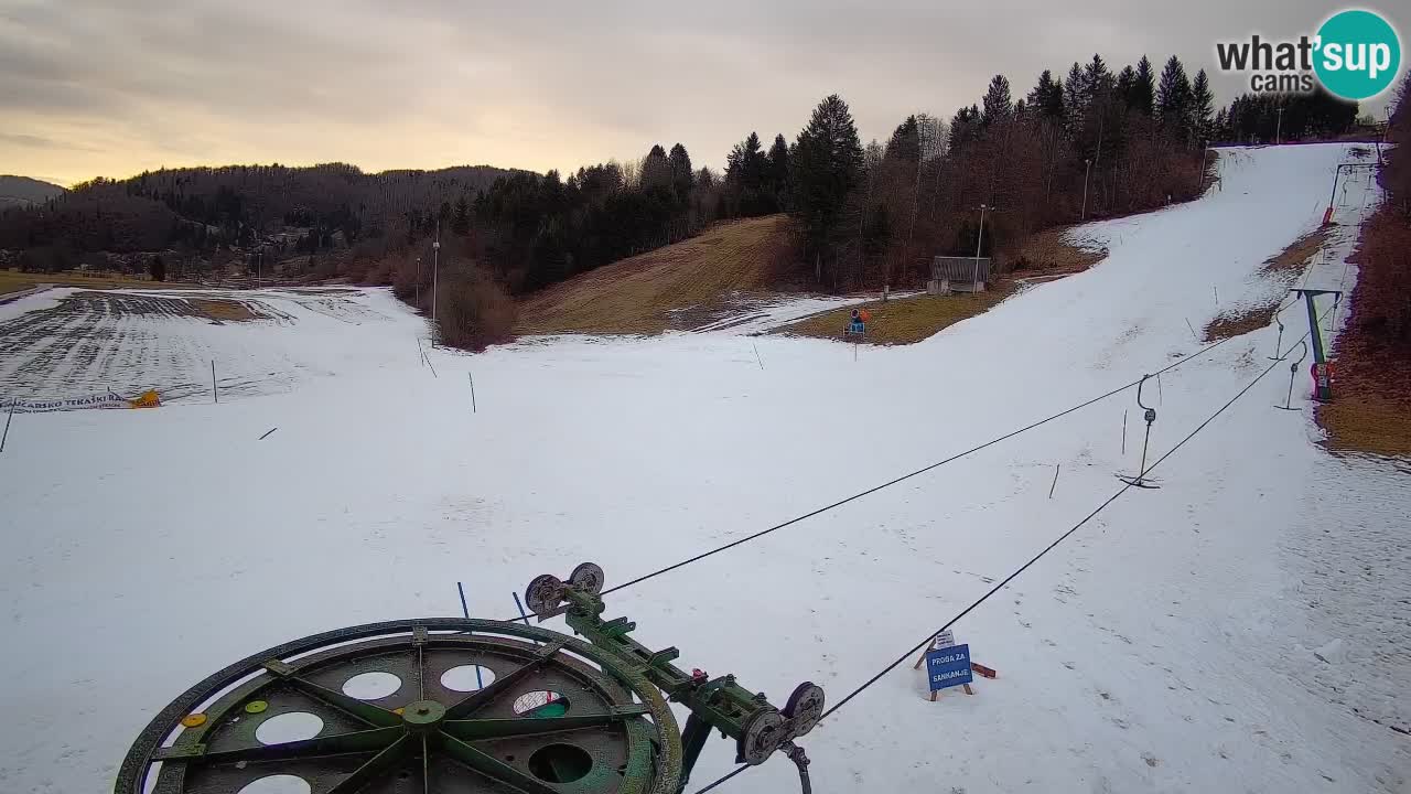 Webcam Smučišče Senožeta – Stazione sciistica a Srednja Vas vicino Bohinj
