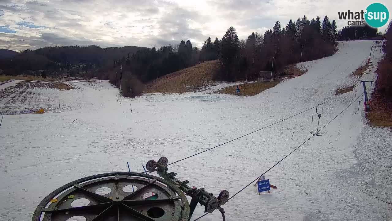 Webcam Smučišče Senožeta – Ski Resort Live View near Bohinj