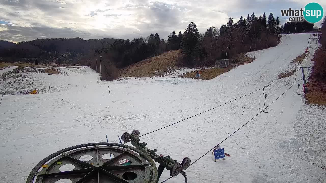 Webcam Smučišče Senožeta – Ski Resort Live View near Bohinj