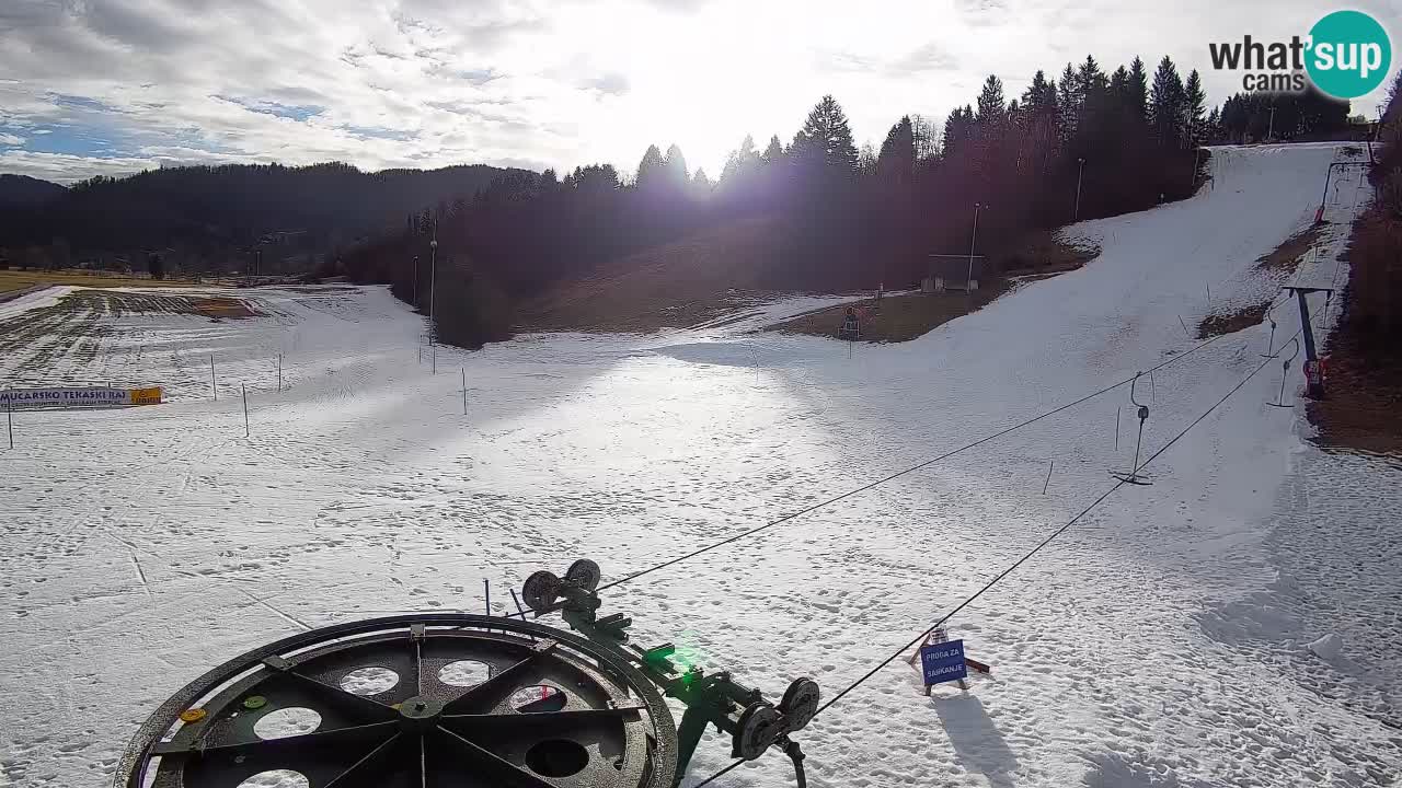 Webcam Smučišče Senožeta – Ski Resort Live View near Bohinj