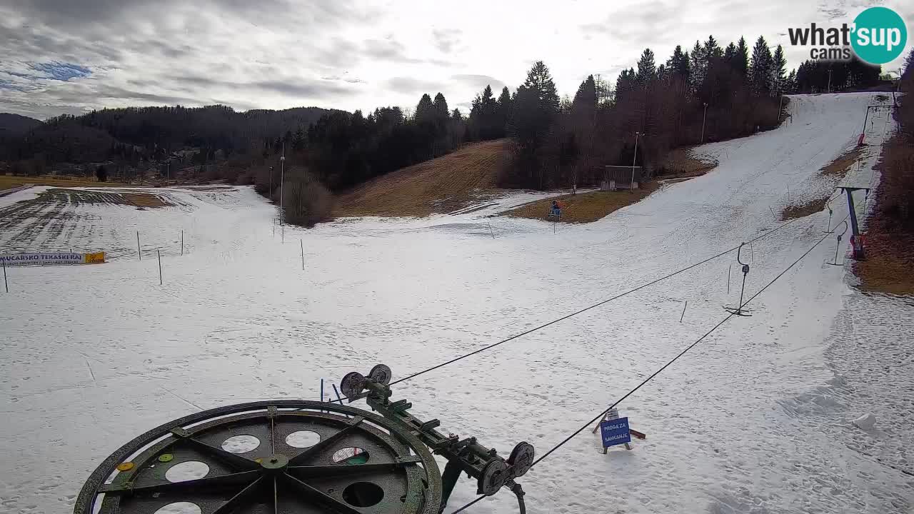 Webcam Smučišče Senožeta – Station de ski à Srednja Vas près de Bohinj