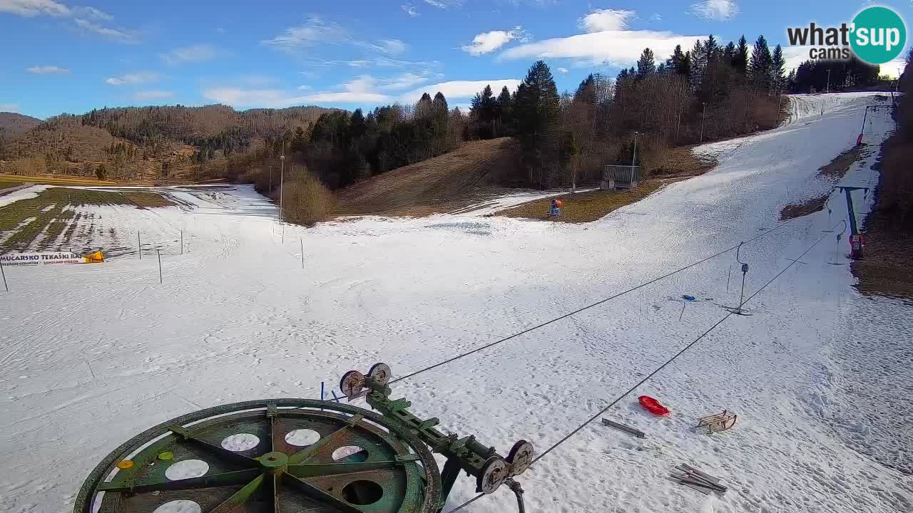 Webcam Smučišče Senožeta – Station de ski à Srednja Vas près de Bohinj