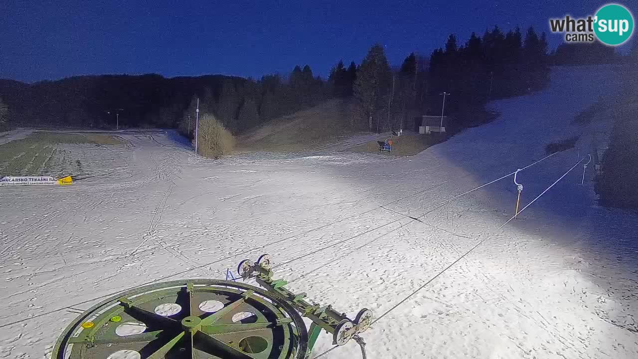 Spletna kamera Smučišče Senožeta – smučarsko središče v Srednji vasi pri Bohinju