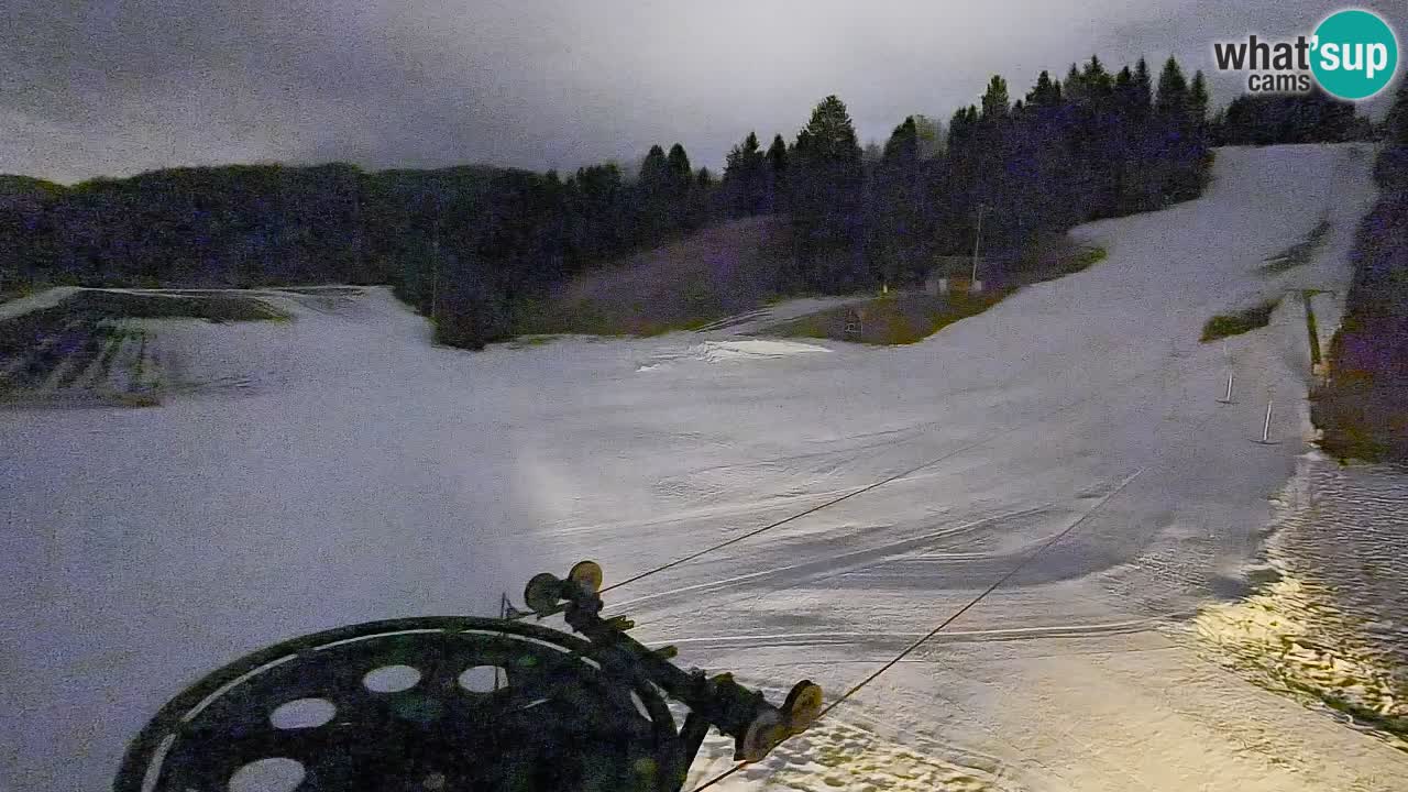 Cámara web Smučišče Senožeta – Estación de esquí en Srednja Vas cerca de Bohinj
