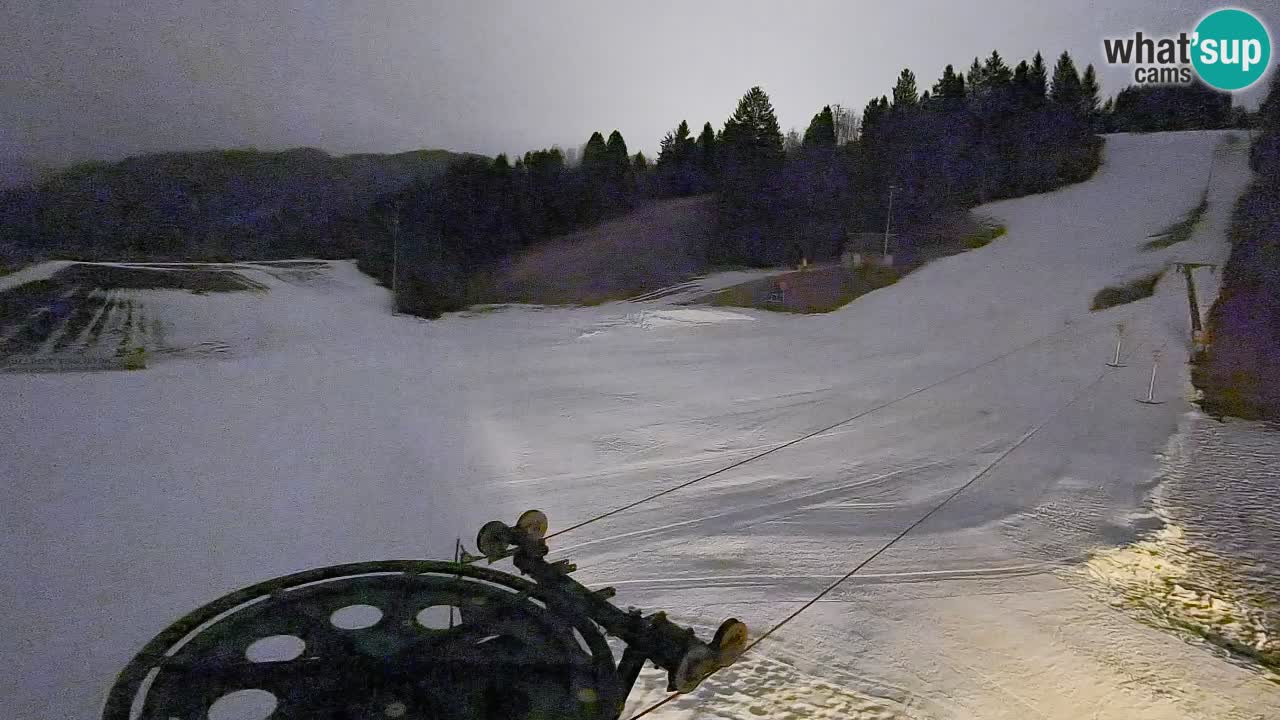 Web kamera Smučišče Senožeta – Skijalište u Srednjoj Vasi kod Bohinja