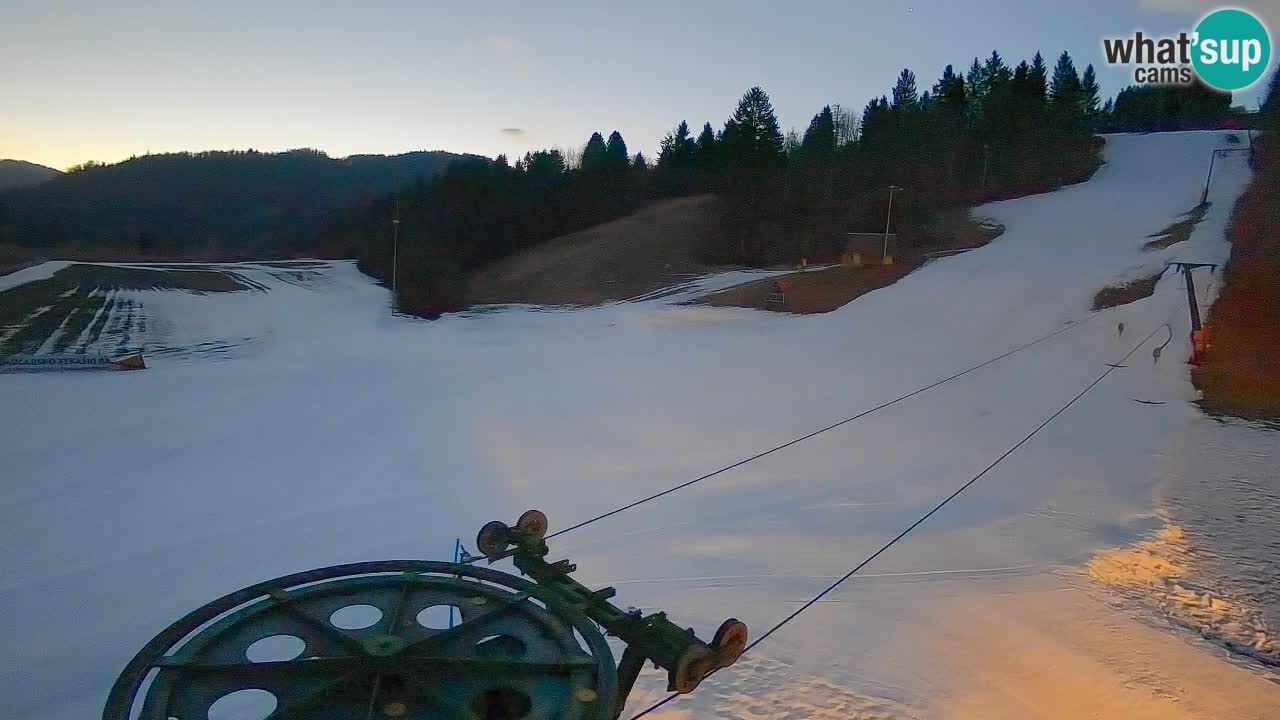 Webcam Smučišče Senožeta – Stazione sciistica a Srednja Vas vicino Bohinj