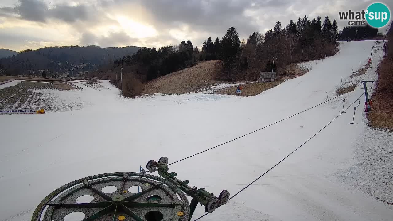 Webcam Smučišče Senožeta – Stazione sciistica a Srednja Vas vicino Bohinj