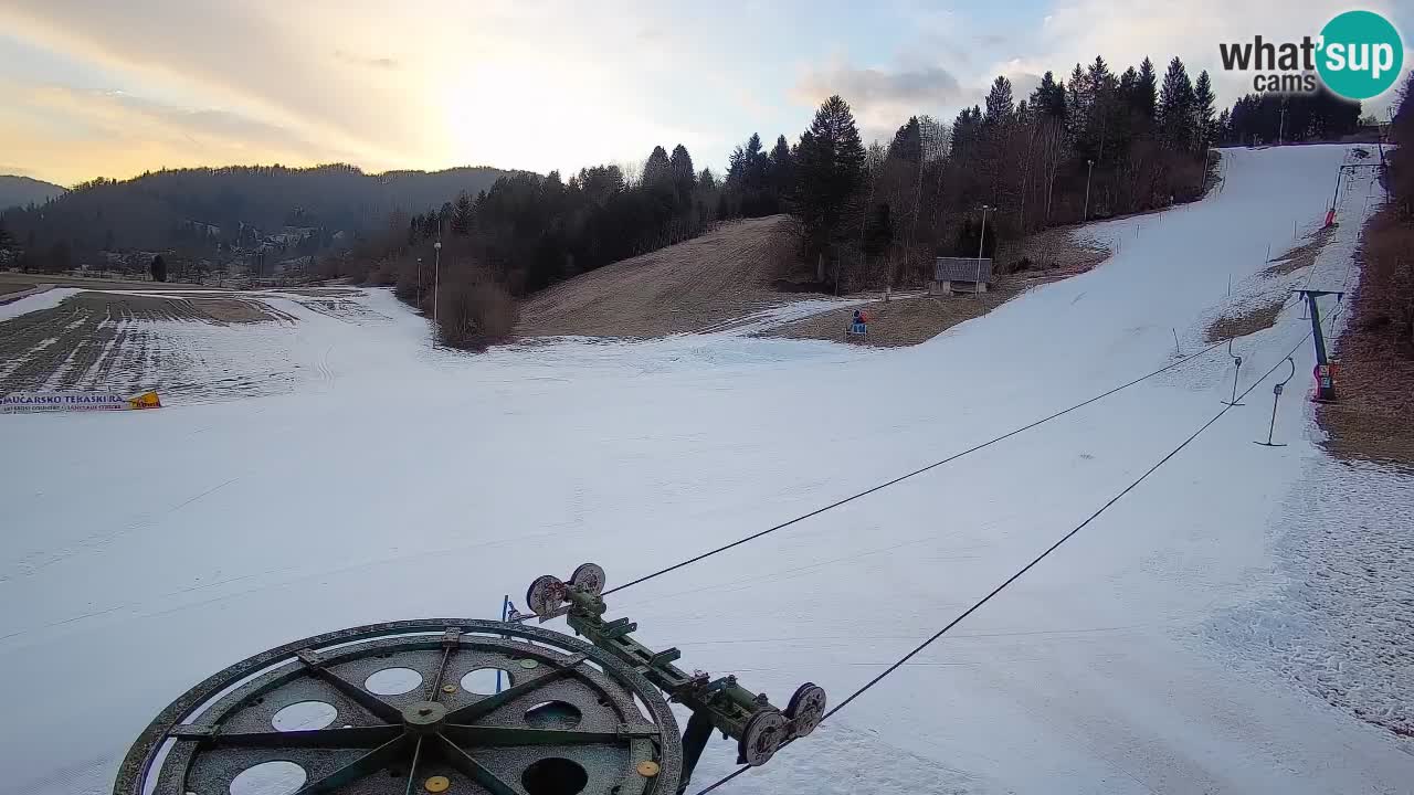 Webcam Smučišče Senožeta – Ski Resort Live View near Bohinj