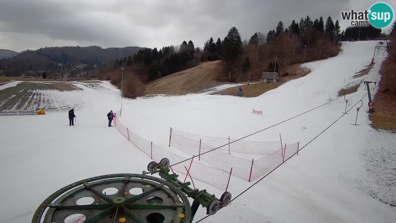 Webcam Smučišče Senožeta – Stazione sciistica a Srednja Vas vicino Bohinj