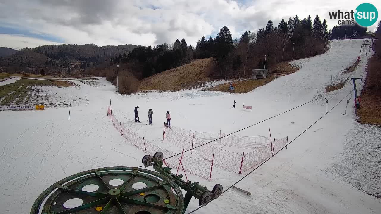 Webcam Smučišče Senožeta – Stazione sciistica a Srednja Vas vicino Bohinj