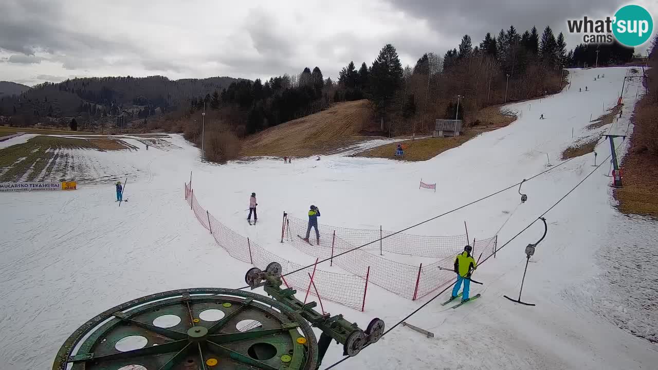 Webcam Smučišče Senožeta – Stazione sciistica a Srednja Vas vicino Bohinj