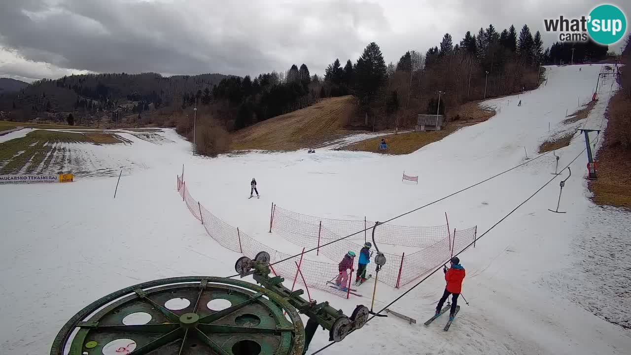 Webcam Smučišče Senožeta – Ski Resort Live View near Bohinj