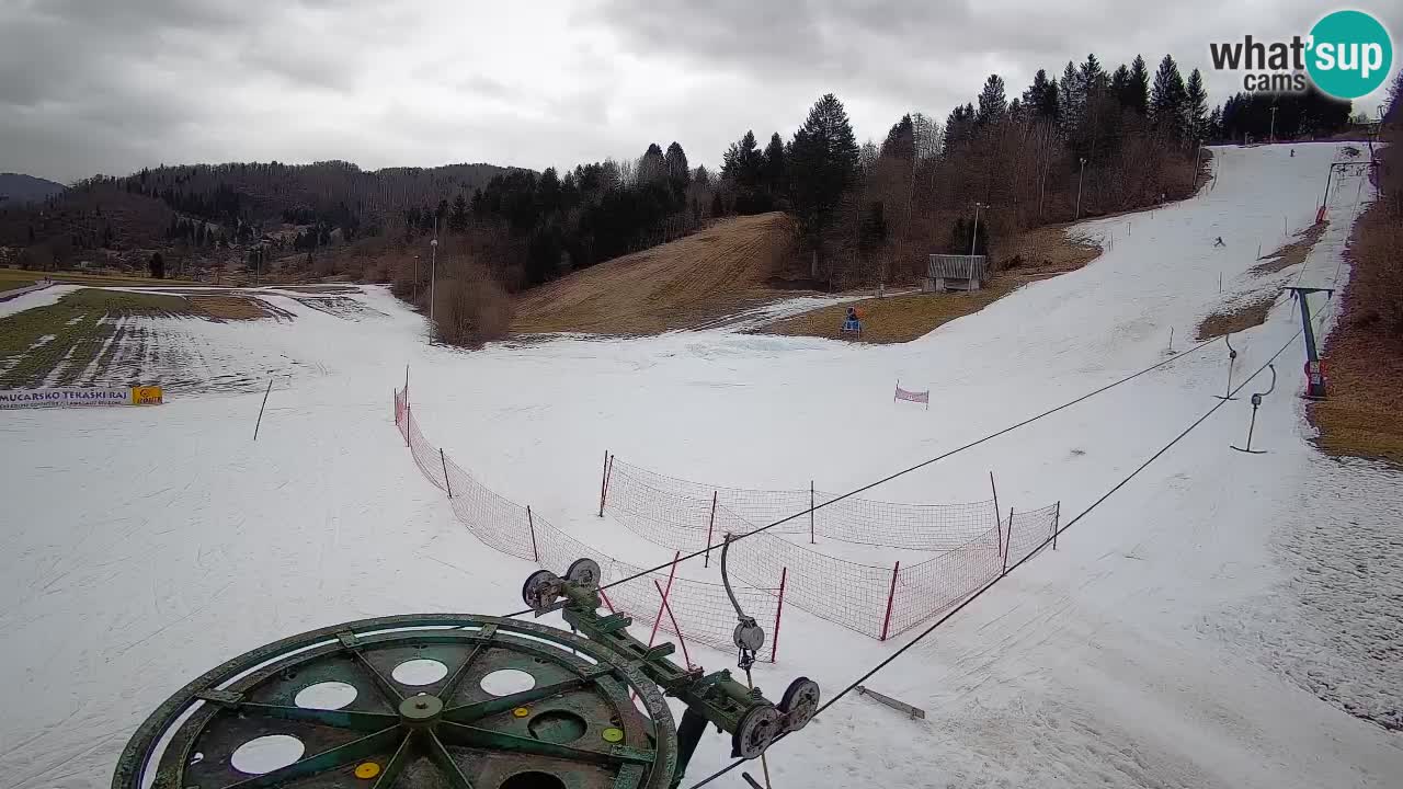 Webcam Smučišče Senožeta – Station de ski à Srednja Vas près de Bohinj