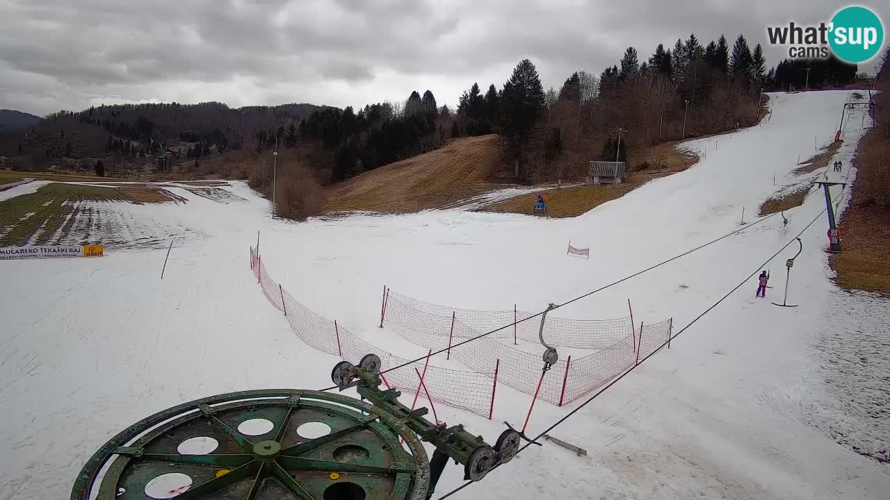 Webcam Smučišče Senožeta – Stazione sciistica a Srednja Vas vicino Bohinj
