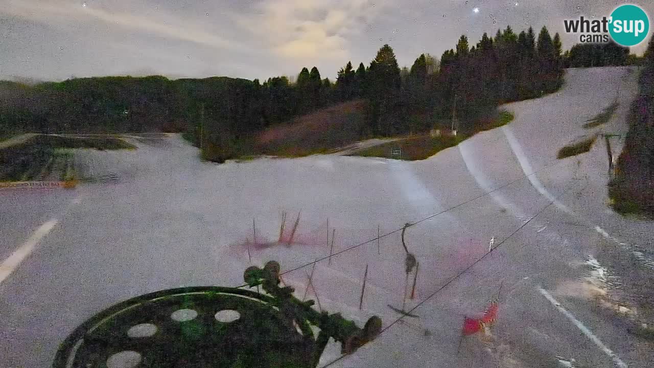 Webcam Smučišče Senožeta – Station de ski à Srednja Vas près de Bohinj