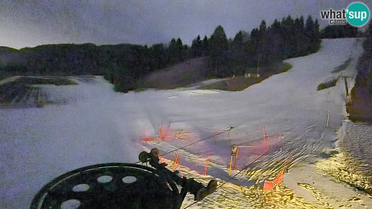 Webcam Smučišče Senožeta – Ski Resort Live View near Bohinj