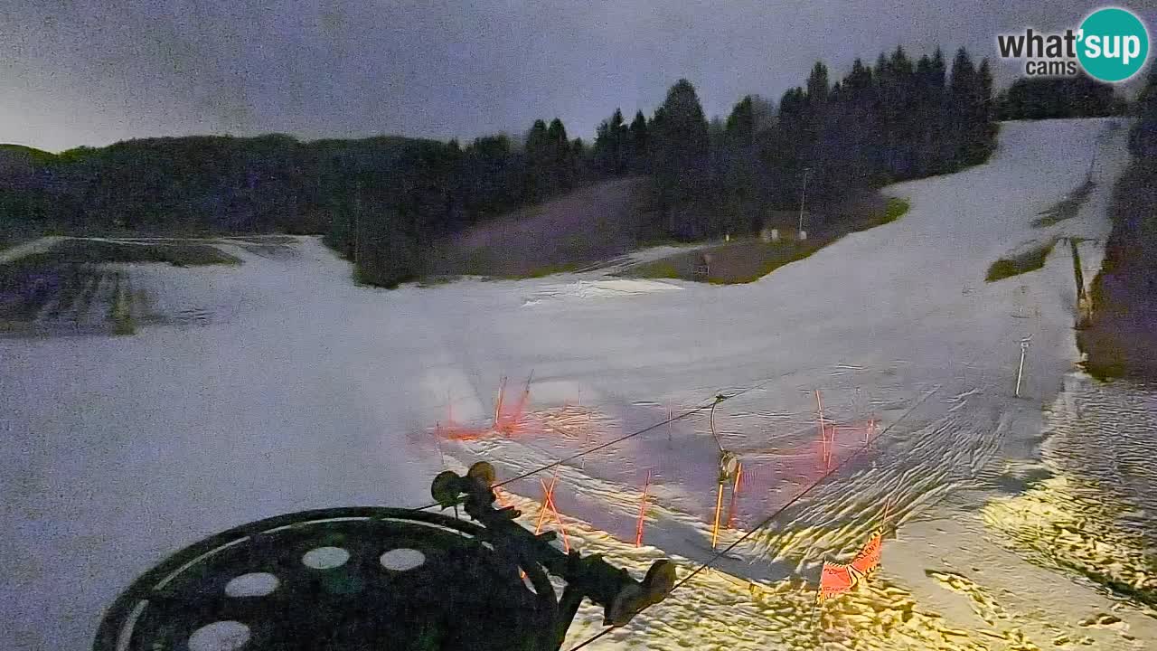 Webcam Smučišče Senožeta – Ski Resort Live View near Bohinj