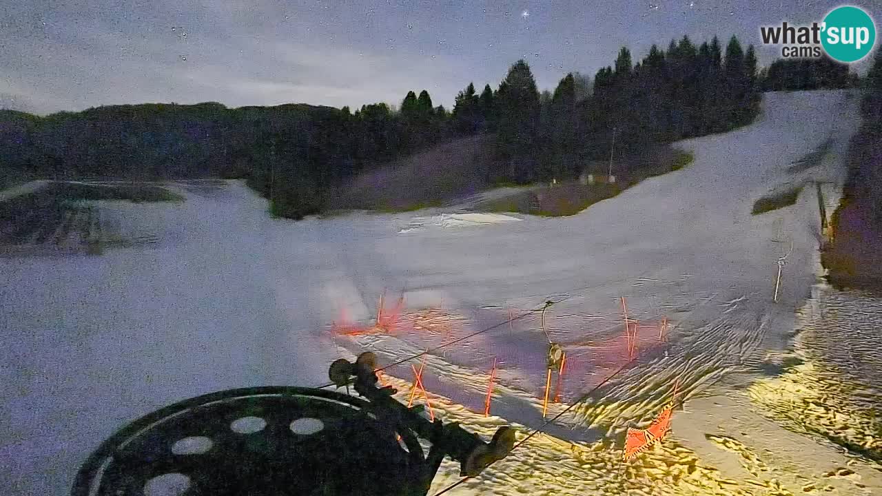Webcam Smučišče Senožeta – Ski Resort Live View near Bohinj