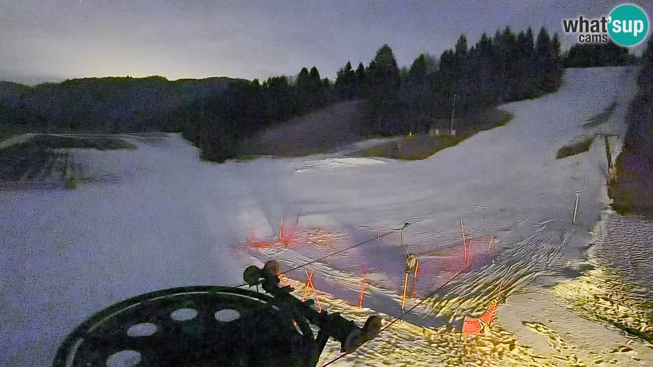 Webcam Smučišče Senožeta – Stazione sciistica a Srednja Vas vicino Bohinj