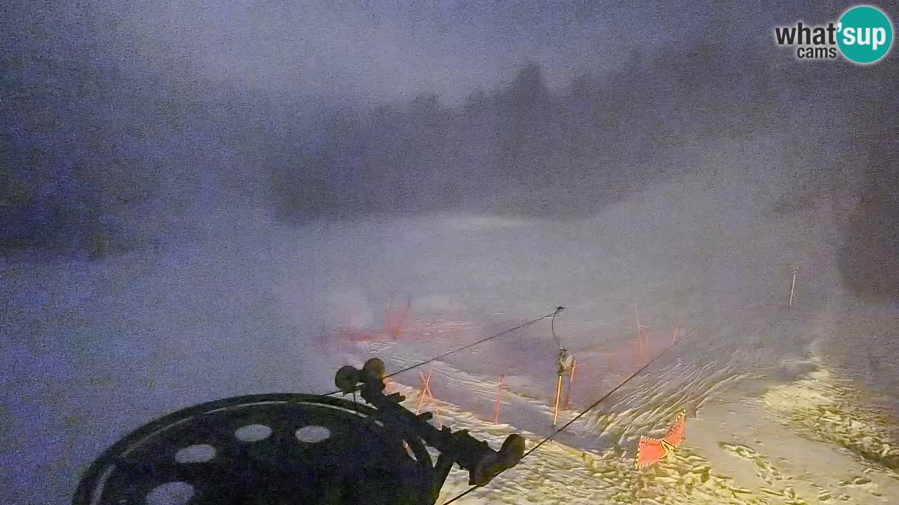 Webcam Smučišče Senožeta – Stazione sciistica a Srednja Vas vicino Bohinj