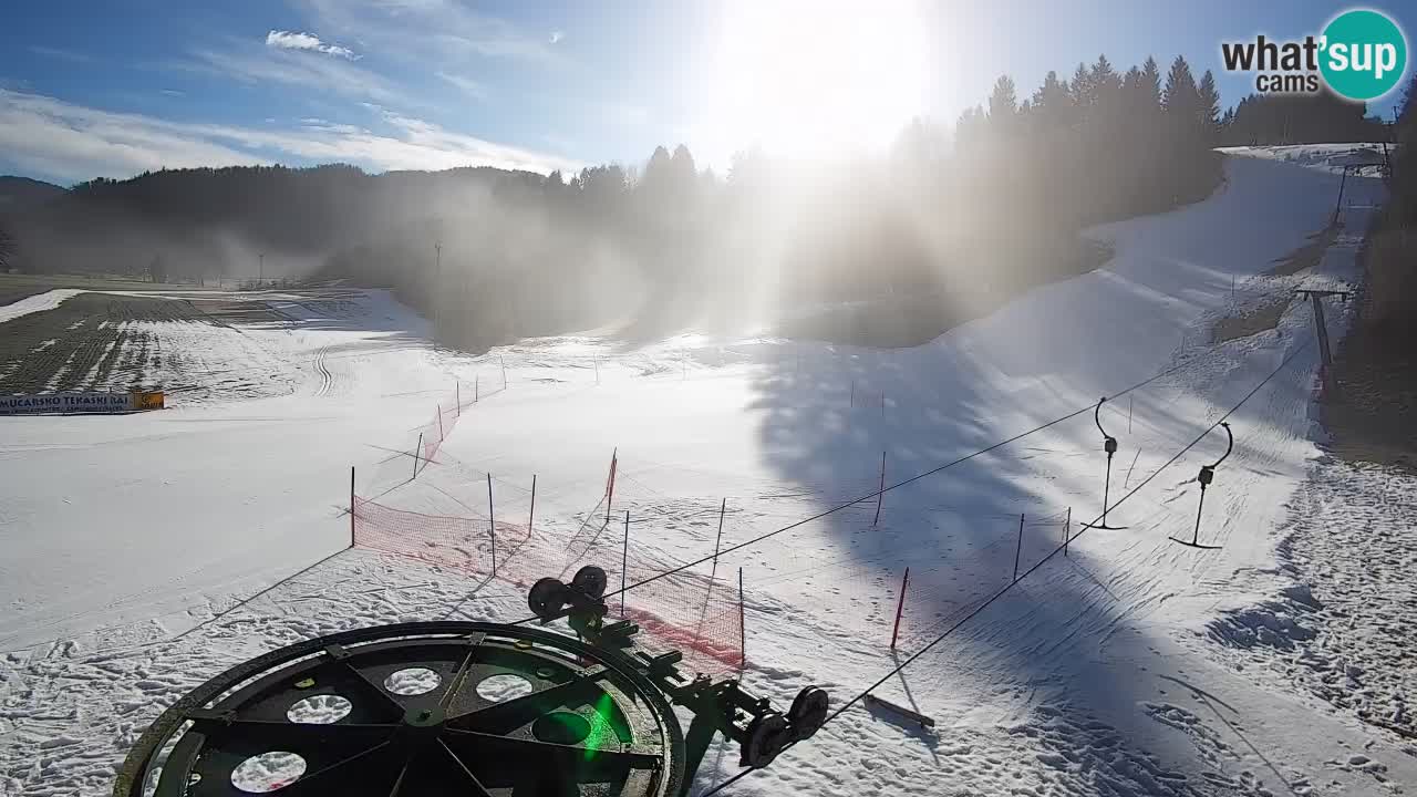 Spletna kamera Smučišče Senožeta – smučarsko središče v Srednji vasi pri Bohinju