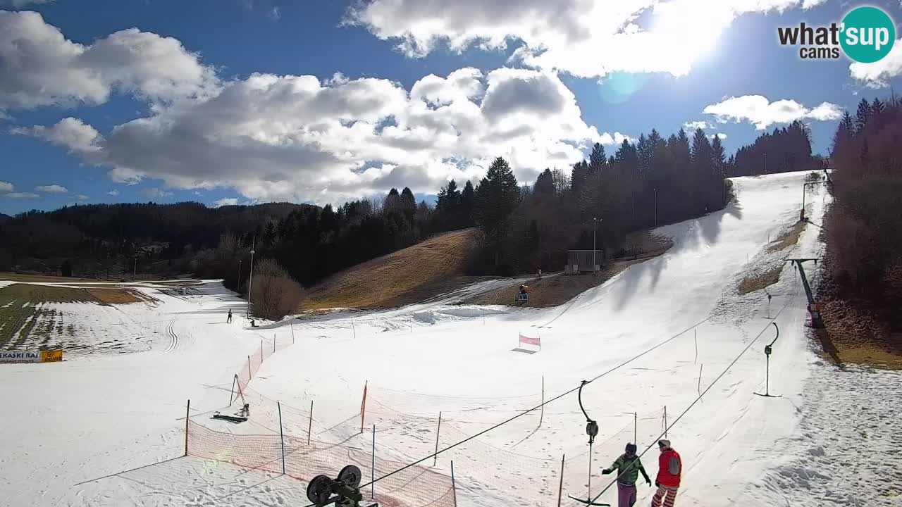 Webcam Smučišče Senožeta – Ski Resort Live View near Bohinj