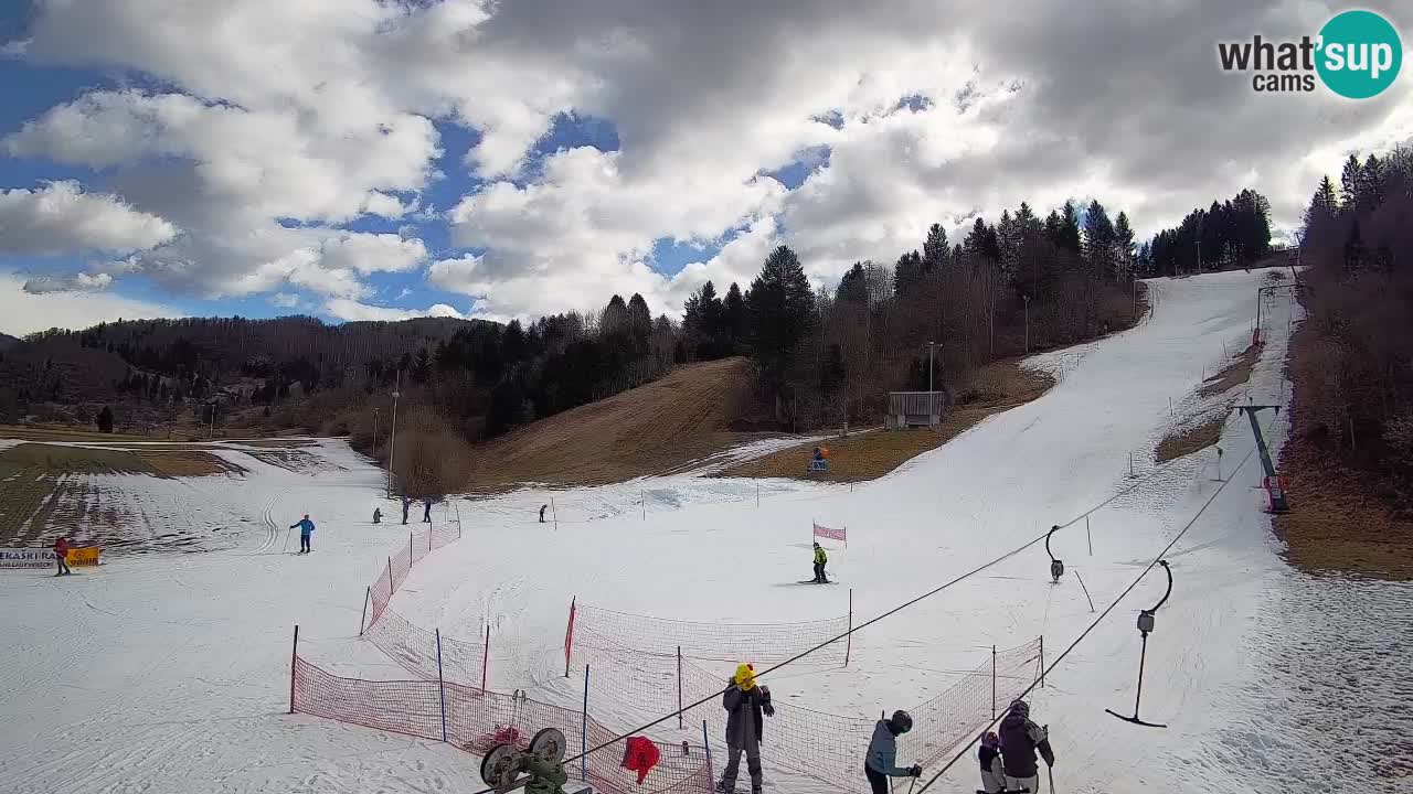 Webcam Smučišče Senožeta – Ski Resort Live View near Bohinj