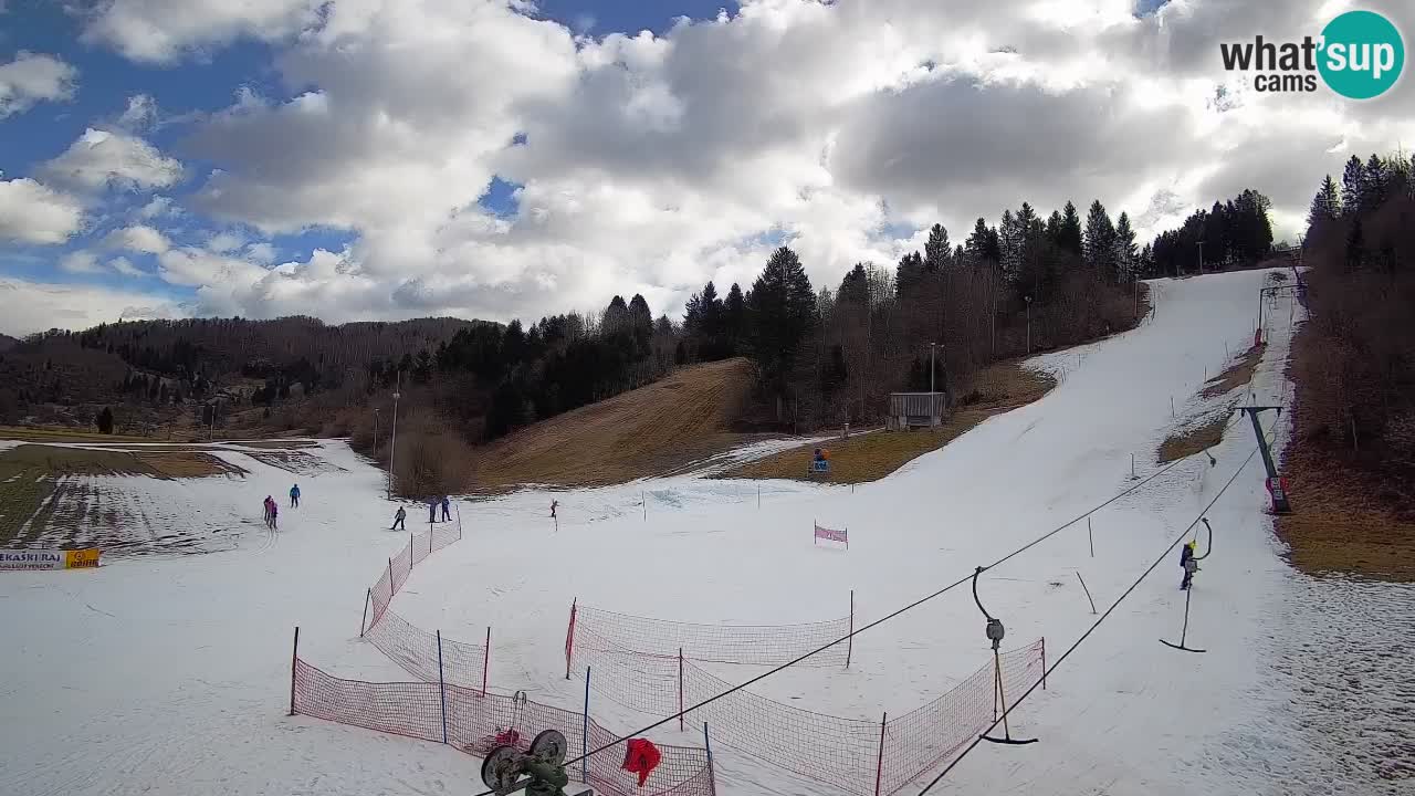 Webcam Smučišče Senožeta – Ski Resort Live View near Bohinj