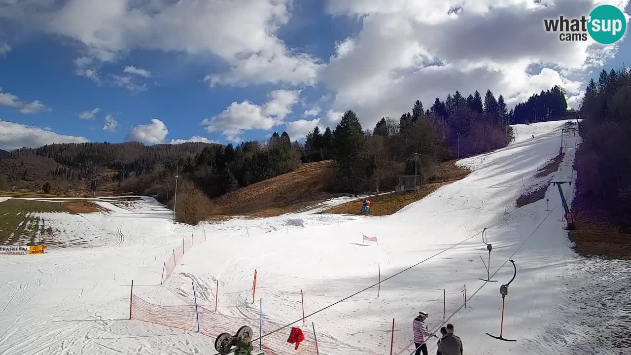 Webcam Smučišče Senožeta – Station de ski à Srednja Vas près de Bohinj