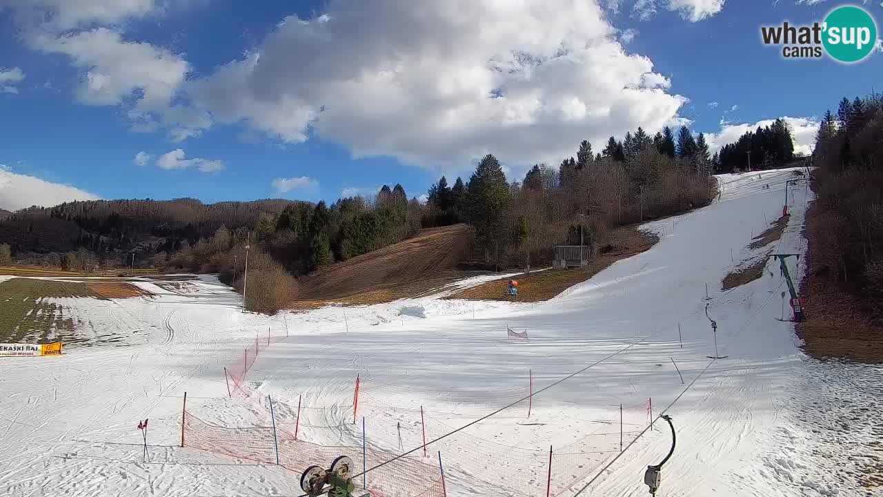 Webcam Smučišče Senožeta – Ski Resort Live View near Bohinj