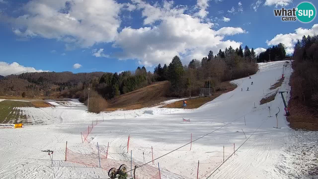 Webcam Smučišče Senožeta – Station de ski à Srednja Vas près de Bohinj
