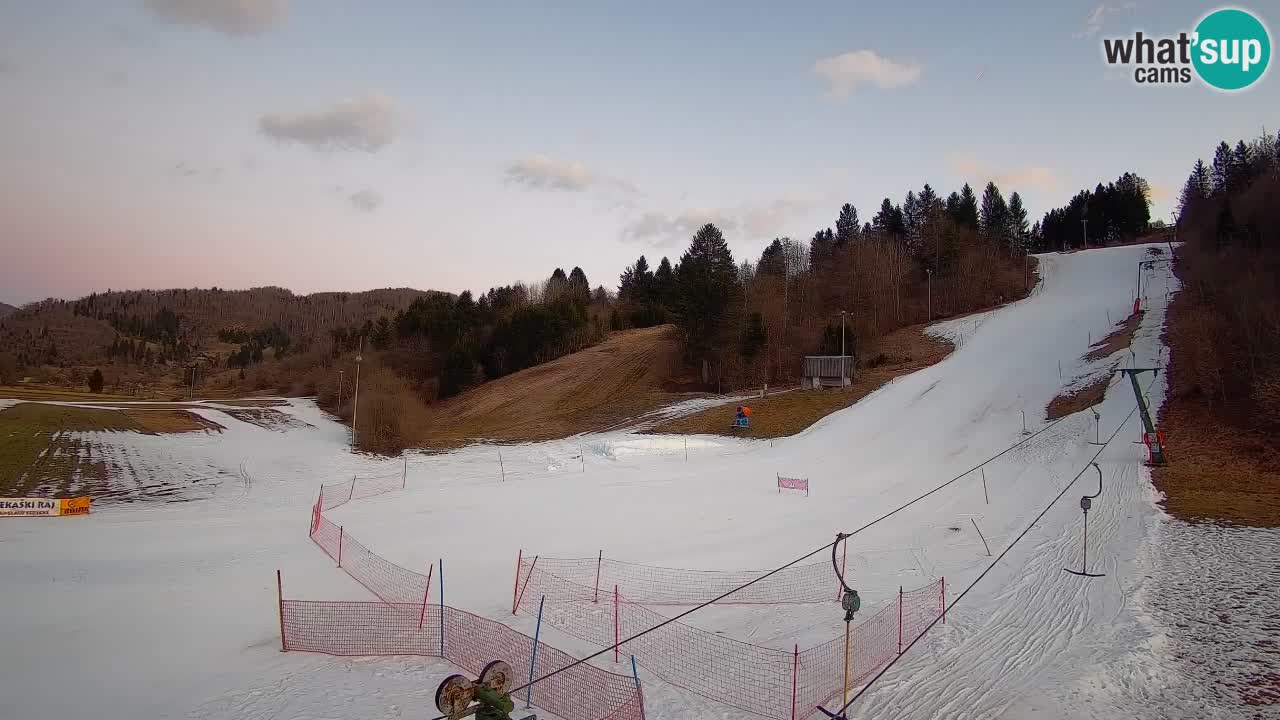 Webcam Smučišče Senožeta – Ski Resort Live View near Bohinj