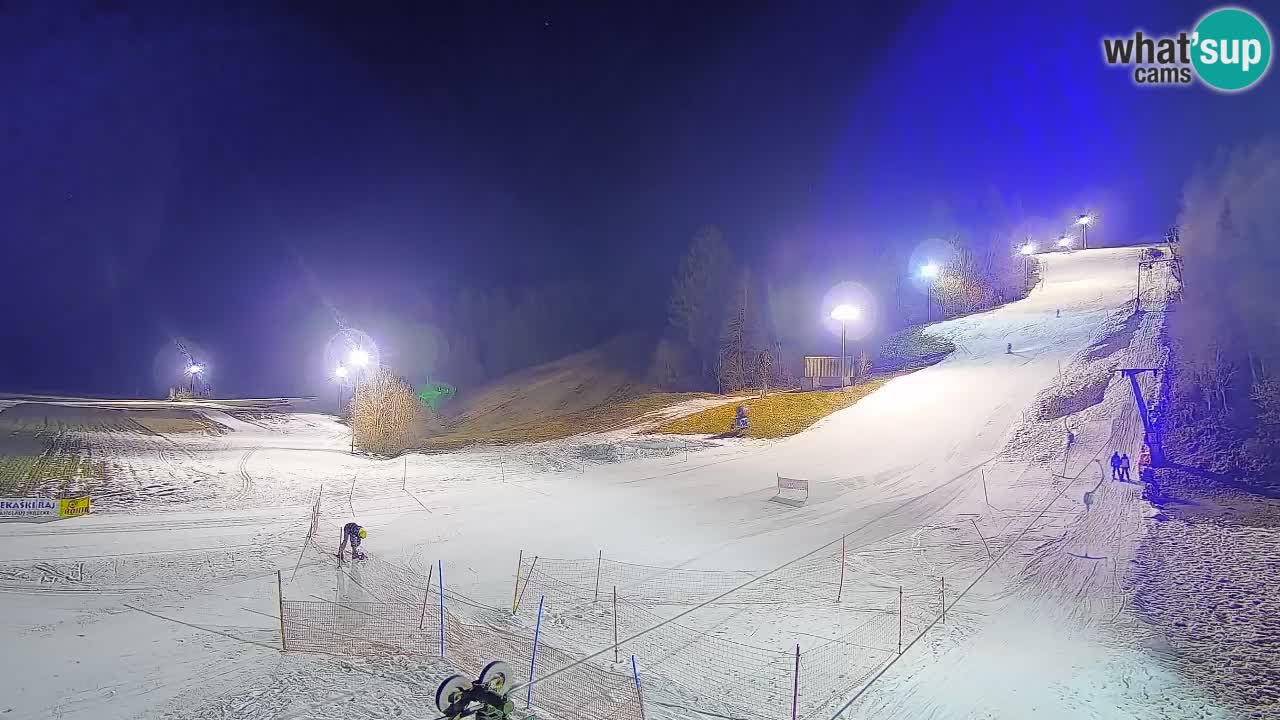 Webcam Smučišče Senožeta – Ski Resort Live View near Bohinj
