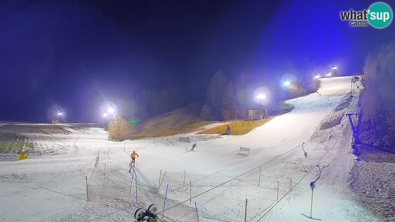 Web kamera Smučišče Senožeta – Skijalište u Srednjoj Vasi kod Bohinja